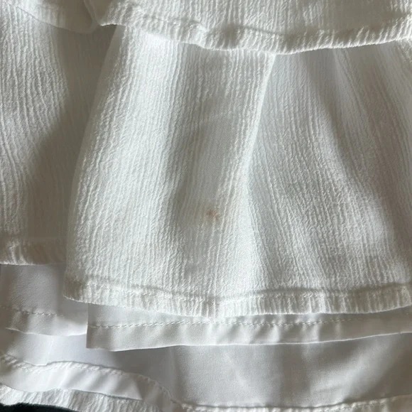 Hollister White Tiered Skirt - Picture 3 of 7